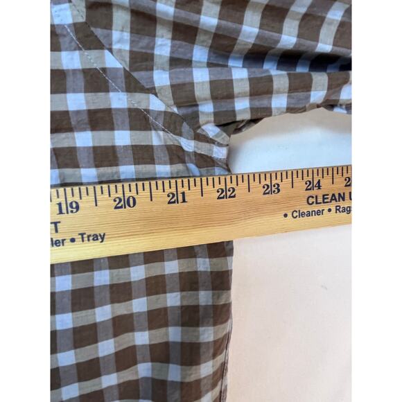 Rodd & Gunn Men's Blue/Brown Checked Button Up Preppy Casual - Size Large - Picture 5 of 7